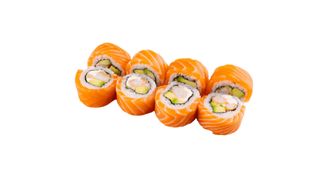 Krewetka w tempurze owinięta łososiem