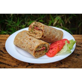 Supreme Beef Rolex Served With Chips + Salad