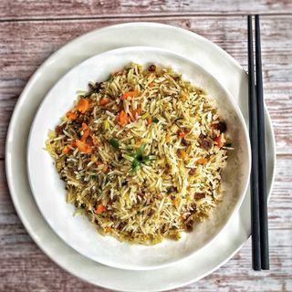 Fried Rice with Minced Meat & Ginger