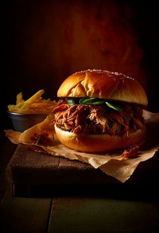 95.Panino coccodrillo con pollo al barbecue