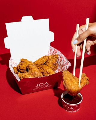 Deep fried chicken wings (4 pièces )  