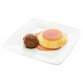 Flan De Huevo Con Dulce De Leche