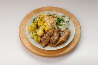 Zraz Wieprzowy w sosie myśliwskim