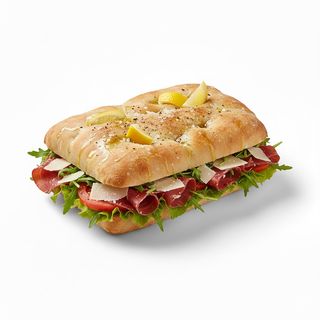 Schiacciata con bresaola