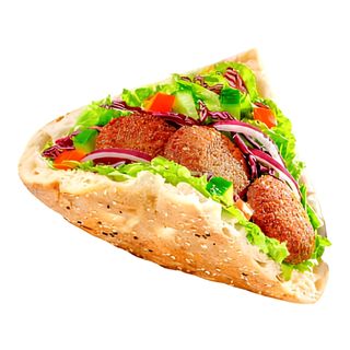 Kebab na bułce z serem