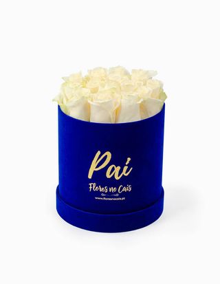 Caixa Dia do Pai (Rosas Brancas)