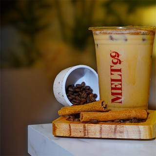 Honey Pumpkin Spice Iced Latte