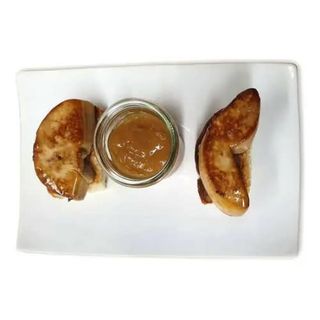 Tostada de escalope de foie a la plancha 