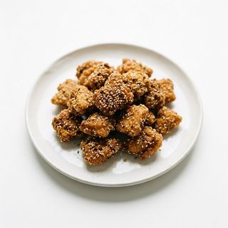 77.Пилешки хапки със сусам 350г