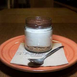 Cheesecake barattolo confettura crema alle nocciole