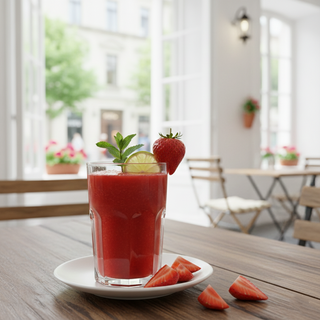 Smoothie fruits rouge