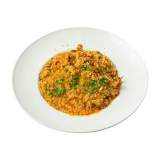 Risotto s lignjama