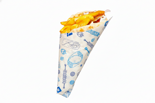 Голям пита гирос вегетариански (450г)