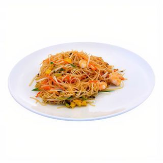 35. Spaghetti di riso con verdure