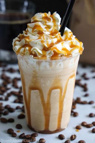 frappé caramel latte