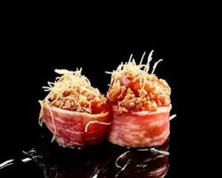Gunkan tonno flambe