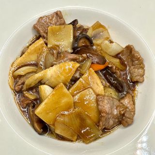 Menú (10) Ternera Con Bambú Y Setas