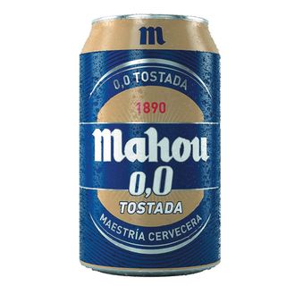 Cerveza Mahou 0,0 Tostada 330 ml