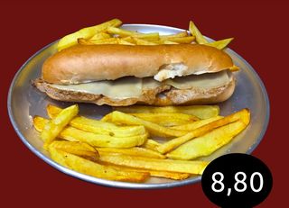 Menú Lomo Con Queso