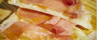 Pizza piatto  prosciutto crudo