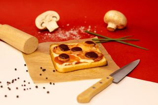 Тост колбаски барбекю