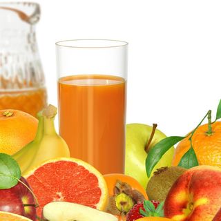 Cocktail with Milk Juice