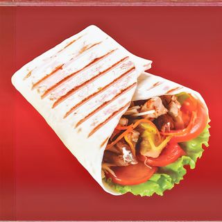 Грил сандвич с пилешка пържола + кашкавал