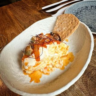 Tapa De Ensaladilla Coreana De Mejillones En Escabeche