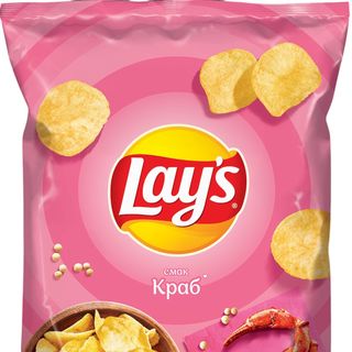 Чіпси Lays Краб 120грм
