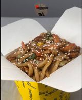 Лапша Wok с лососем