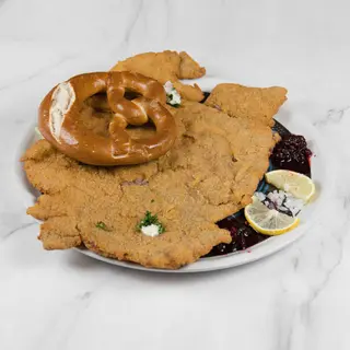 Löwenriesenschnitzel