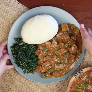 Ugali + Beef