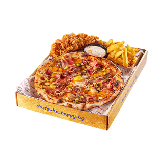 ПИЦА БЛЕК АНГЪС БУРГЕР КОМБО