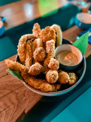 Tempura łosoś