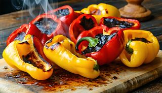 Печен пипер по селски