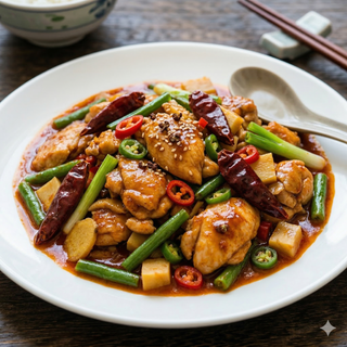 Pollo Con Salsa Picante