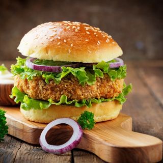 Menú  Hamburguesa de pollo