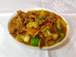 Ternera con Salsa Curry