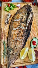 Poisson Grillé sur Charbon Naturel 