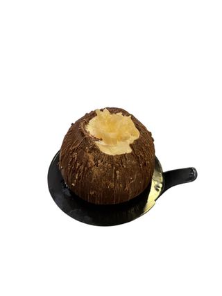 Mousse al cocco con cioccolato a latte e cremoso al cocco