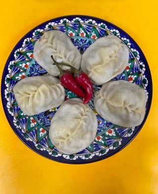 Манты с мясом (1 шт.)