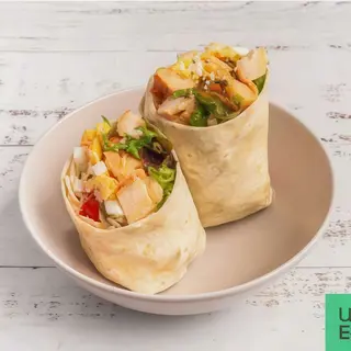 Wrap de Frango Picante (ligeiramente)
