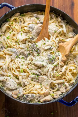 Chicken Fettucine Alfredo