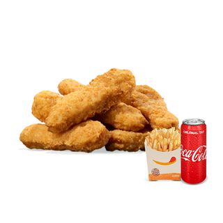 6 ცალი ქათმის ჩხირების მენიუ