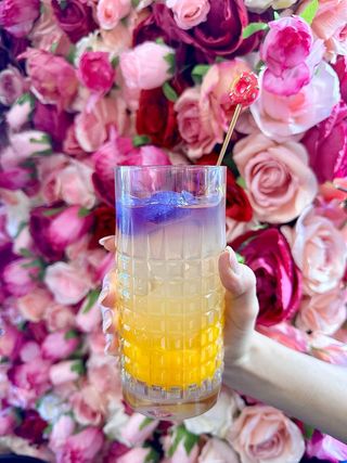 Tropical mango lemonade