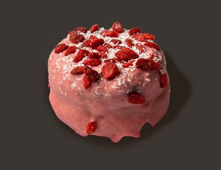 Roll de calabaza y bayas de goji