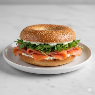 Bagel de salmón