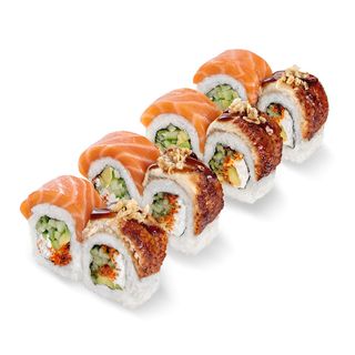 Philadelphia Delux z łososiem i węgorzem