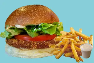 Medium burger pollo
