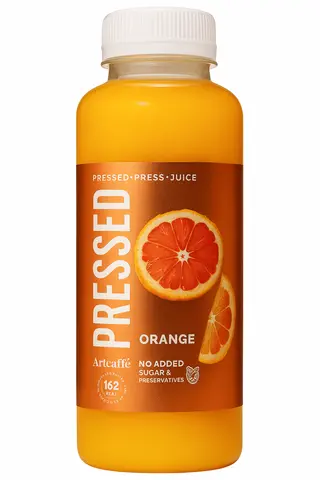 Artcaffe Cold Pressed Orange Juice Bottle 330ml